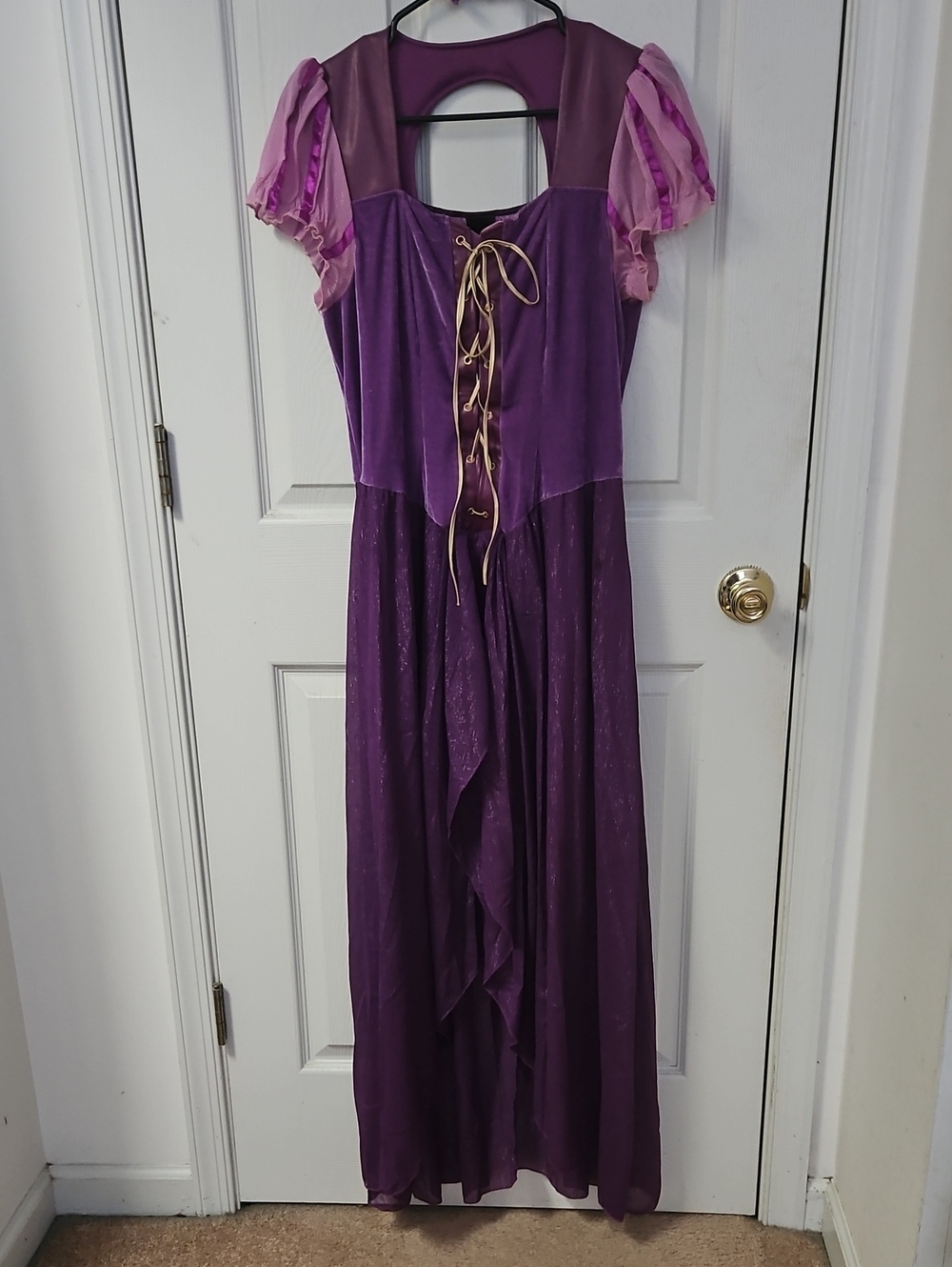 Women’s Rapunzel costume With Matching Headband